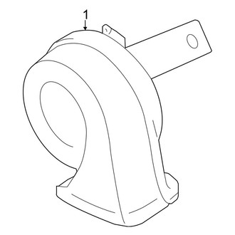 Mitsubishi OE - Electrical - Horn (Black Edition / ES / SE / SEL)