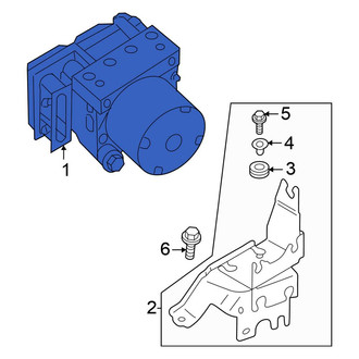 Mitsubishi OE - ABS Hydraulic Assembly