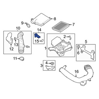 Mitsubishi OE - Mass Air Flow Sensor