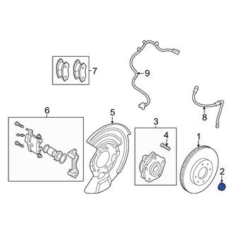 Mitsubishi OE - Front CV Joint Nut