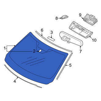 Mitsubishi OE - Front Windshield
