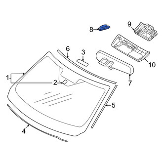 Mitsubishi OE - Front Rain Sensor