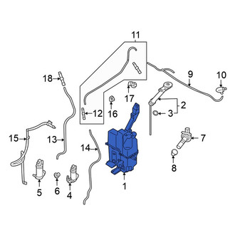 Mitsubishi OE - Washer Fluid Reservoir