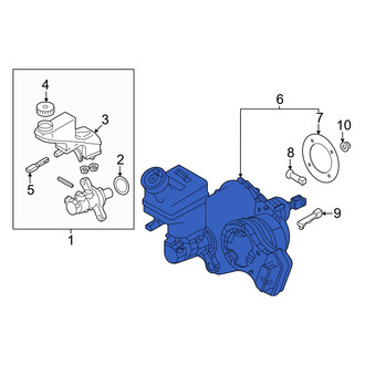 Mitsubishi OE - Power Brake Booster