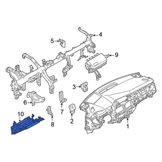 Mitsubishi OE - Left Lower Instrument Panel Air Bag