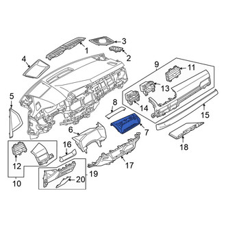 Mitsubishi OE - Instrument Panel Bezel