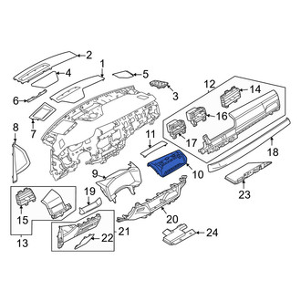 Mitsubishi OE - Instrument Panel Bezel