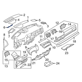 Mitsubishi OE - Speaker Cover Bracket