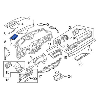 Mitsubishi OE - Upper Instrument Panel Cover