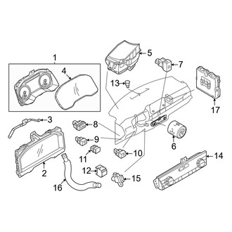 Mitsubishi OE - Instrument Panel - Cluster & Switches (ES / SE / SEL)