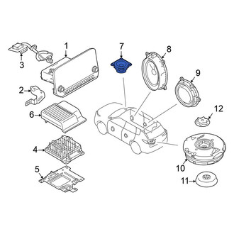 Mitsubishi OE - Center Rear Speaker
