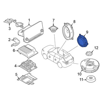 Mitsubishi OE - Center Rear Speaker