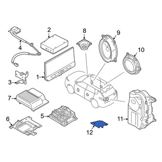 Mitsubishi OE - Radio Speaker Enclosure