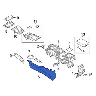 Mitsubishi OE - Front Left Console Panel