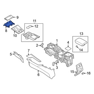 Mitsubishi OE - Console Compartment