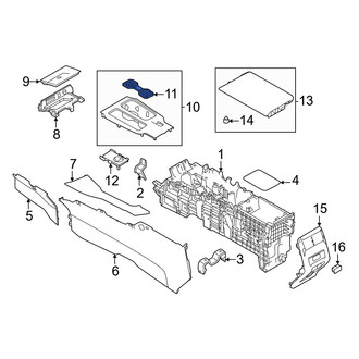 Mitsubishi OE - Center Console Mat