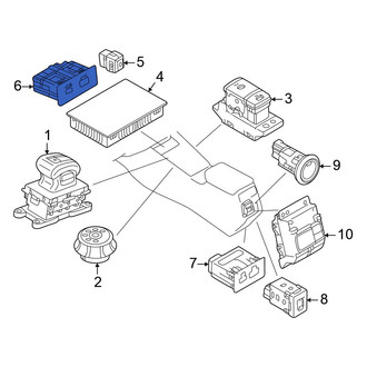 Mitsubishi OE - Front Audio Auxiliary Jack