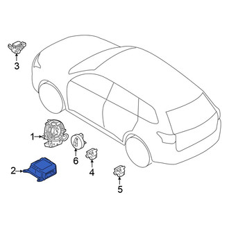 Mitsubishi OE - Air Bag Control Module