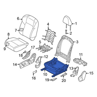 Mitsubishi OE - Front Right Seat Track