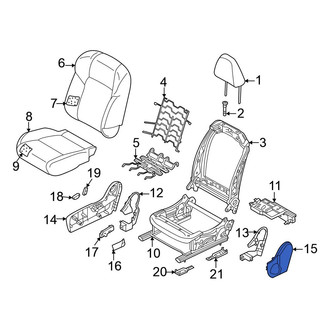 Mitsubishi OE - Front Right Inner Seat Trim Panel