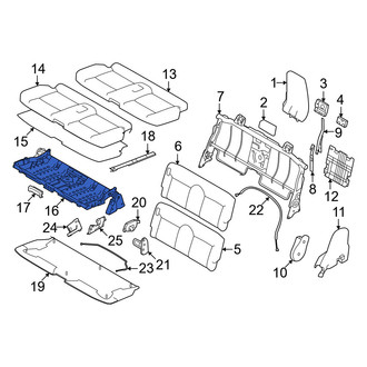 Mitsubishi OE - Seat Frame