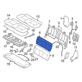 Mitsubishi OE - Rear Seat Back Cushion