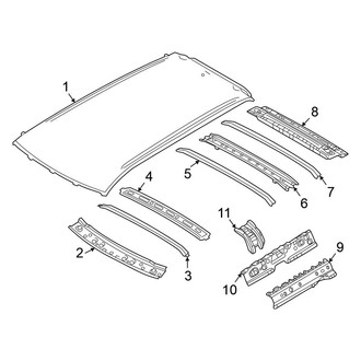 Mitsubishi OE - Roof & Components (W/O Panoramic Roof)