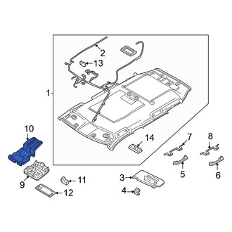 Mitsubishi OE - Reading Light Bracket