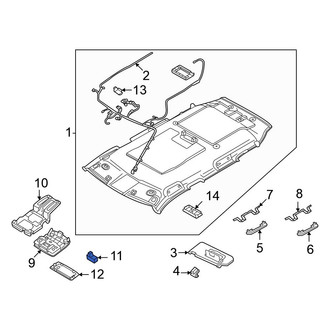 Mitsubishi OE - Navigation Microphone