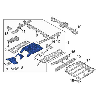 Mitsubishi OE - Front Floor Pan