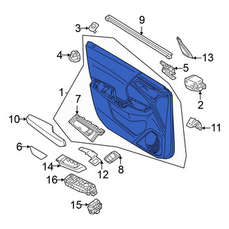 Mitsubishi OE - Front Left Outer Door Outer Panel