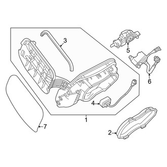 Mitsubishi OE - Quarter Panel & Components (Charging Port), (ES / Platinum Edition / SE / SEL / SEL Black Edition)