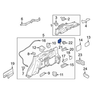 Mitsubishi OE - 12 Volt Accessory Power Outlet Bracket