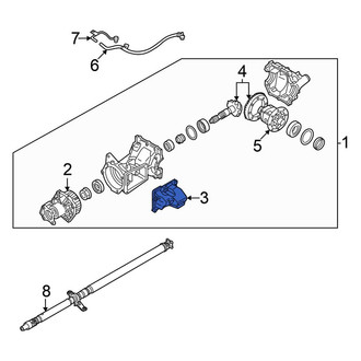 Mitsubishi OE - Rear Differential Cover