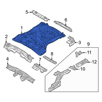 Mitsubishi OE - Front Floor Pan