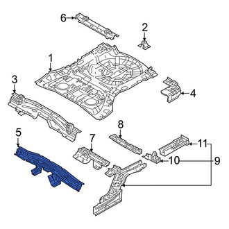 Mitsubishi OE - Rear Floor Pan Crossmember