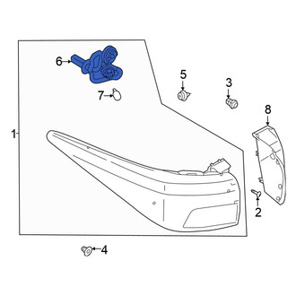 Mitsubishi OE - Rear Tail Light Wiring Harness
