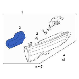 Mitsubishi OE - Left Tail Light Gasket