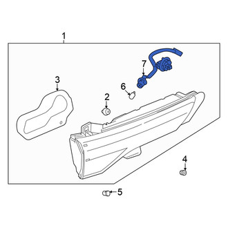Mitsubishi OE - Rear Tail Light Wiring Harness