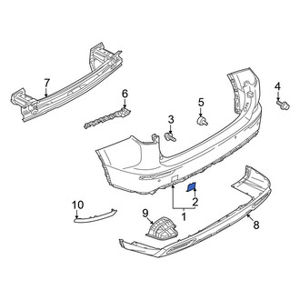 Mitsubishi OE - Rear Tow Eye Cap