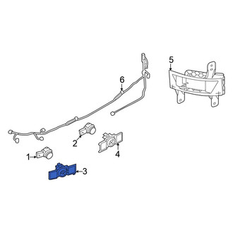 Mitsubishi OE - Rear Outer Parking Aid Sensor Housing