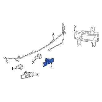 Mitsubishi OE - Rear Inner Parking Aid Sensor Housing