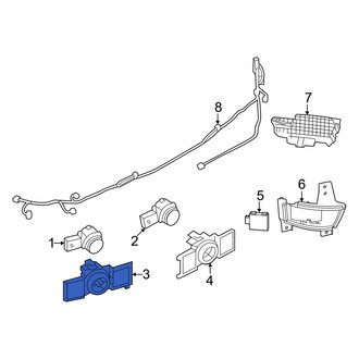 Mitsubishi OE - Front Outer Parking Aid Sensor Housing