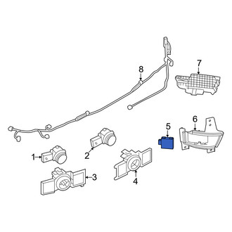 Mitsubishi OE - Blind Spot Detection System Warning Sensor