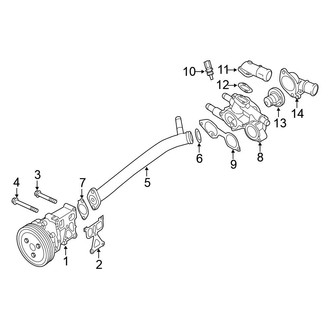 Mitsubishi OE - Cooling - Water Pump