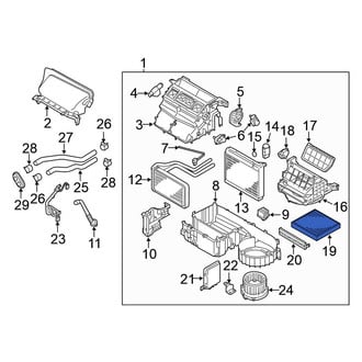 Mitsubishi OE - Cabin Air Filter