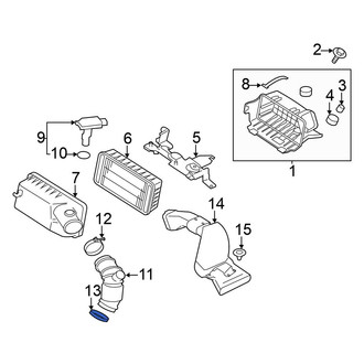 Mitsubishi OE - Lower Engine Air Duct Clamp