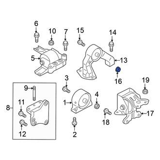 Mitsubishi OE - Manual Transmission Mount