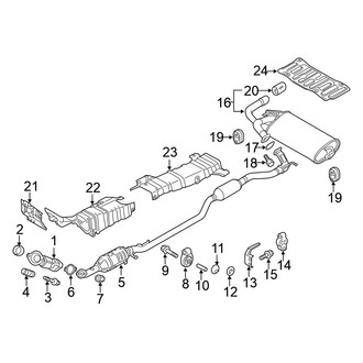 Mitsubishi OE - Exhaust System - Exhaust Components