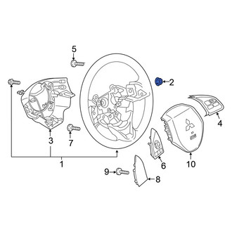 Mitsubishi OE - Steering Wheel Nut